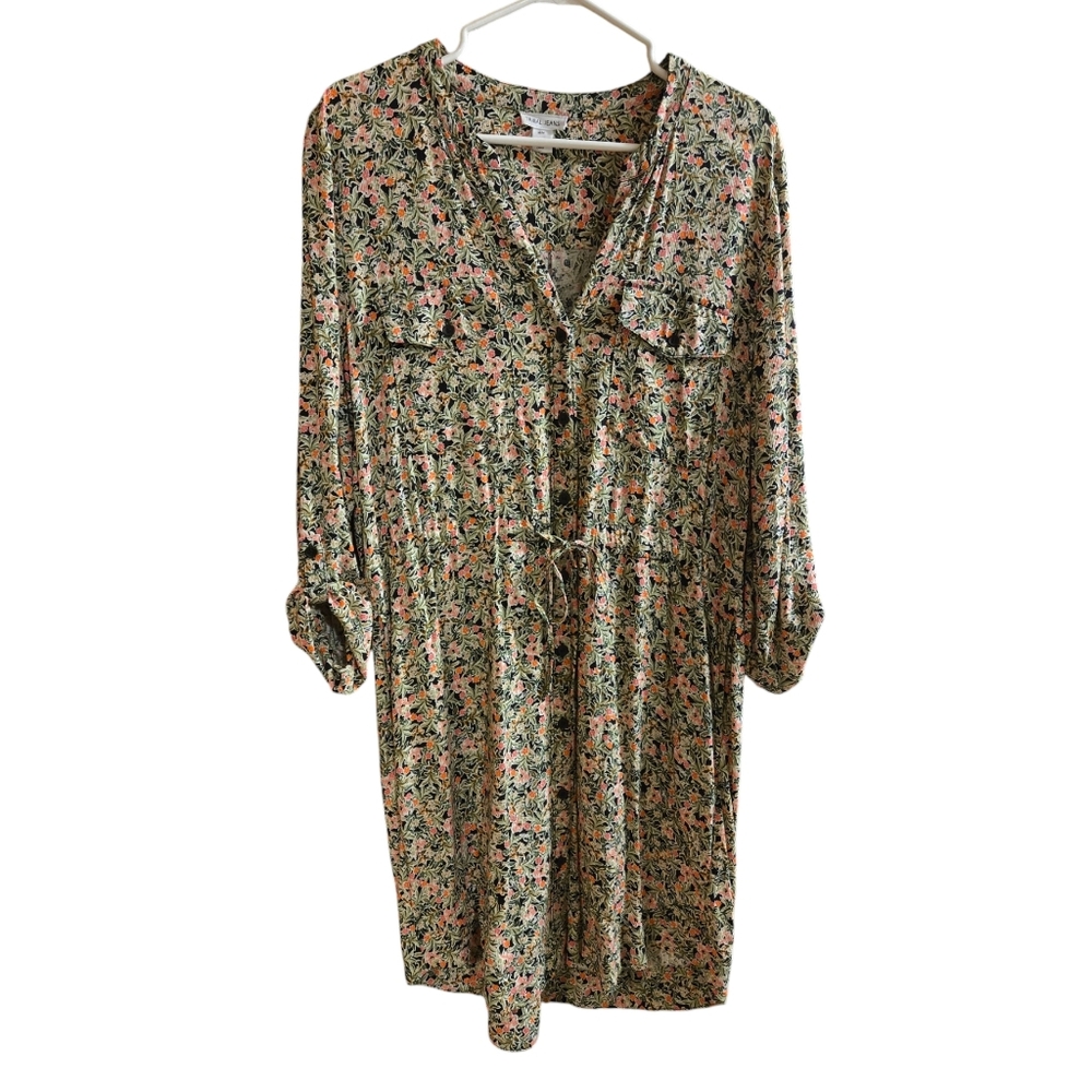 Tribal Jeans Micro Floral Print Dress Size M